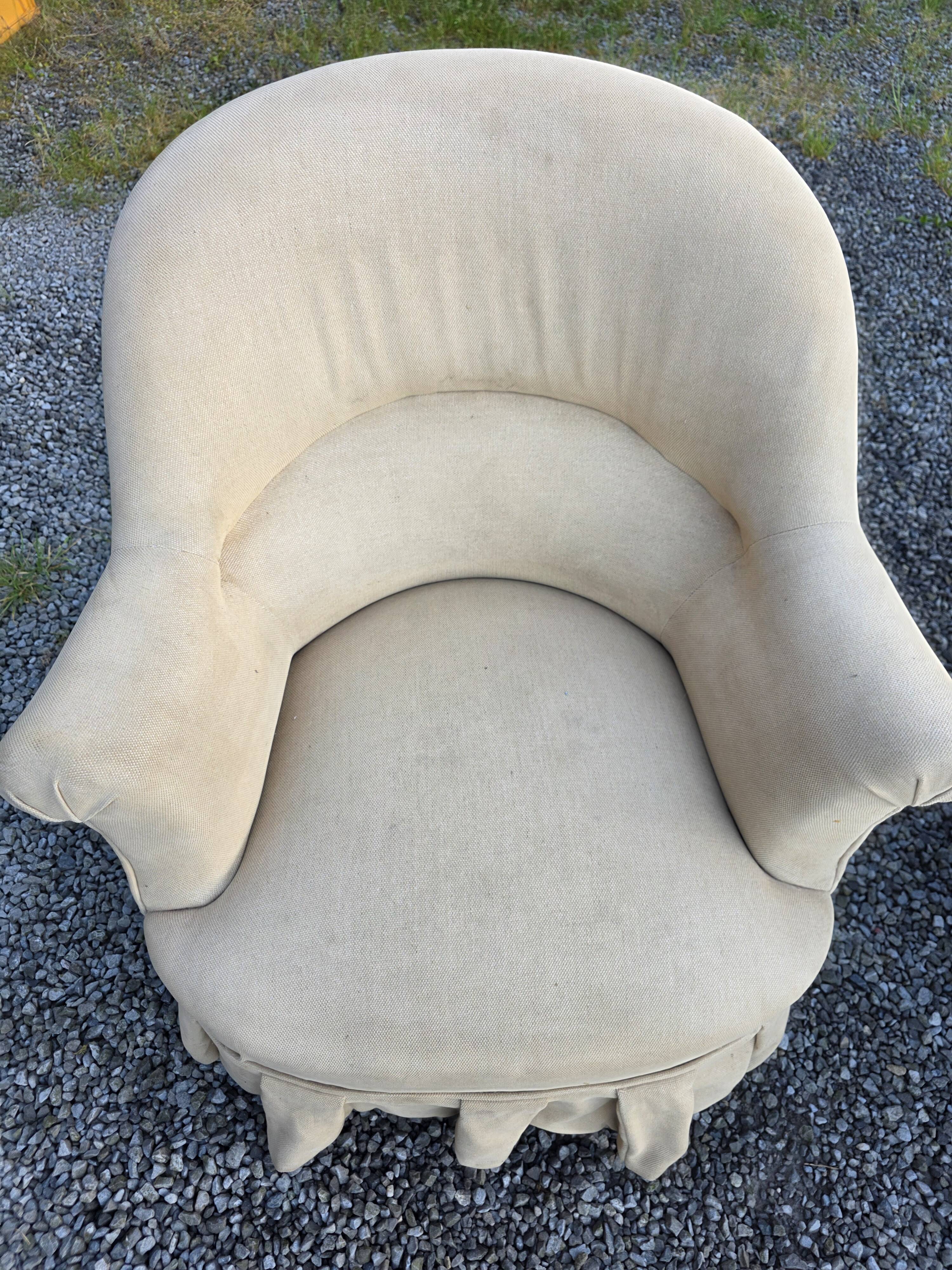 Pair of antique frog chairs