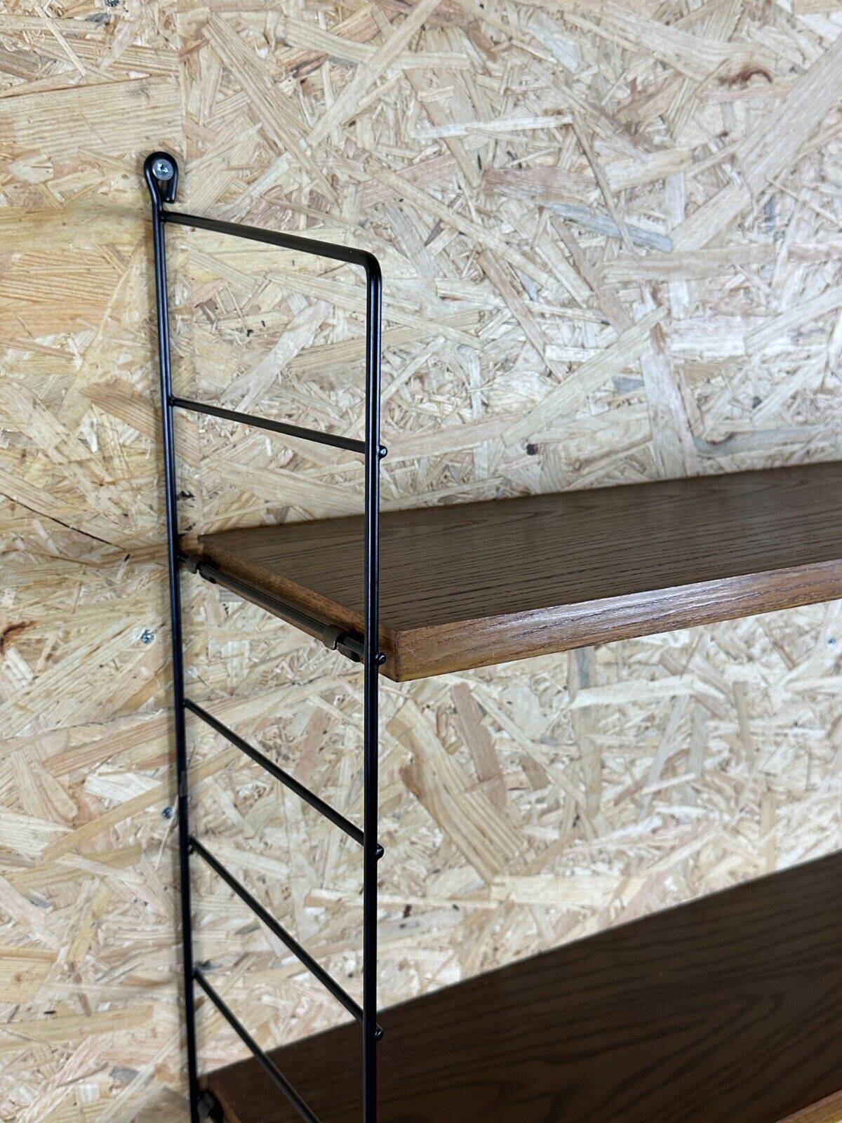 60s 70s oak string shelf module by Kajsa & Nils "Nisse" Strinning Sweden