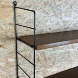60s 70s oak string shelf module by Kajsa & Nils "Nisse" Strinning Sweden