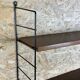 60s 70s oak string shelf module by Kajsa & Nils "Nisse" Strinning Sweden