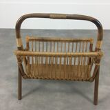 Rattan magazine door 60s