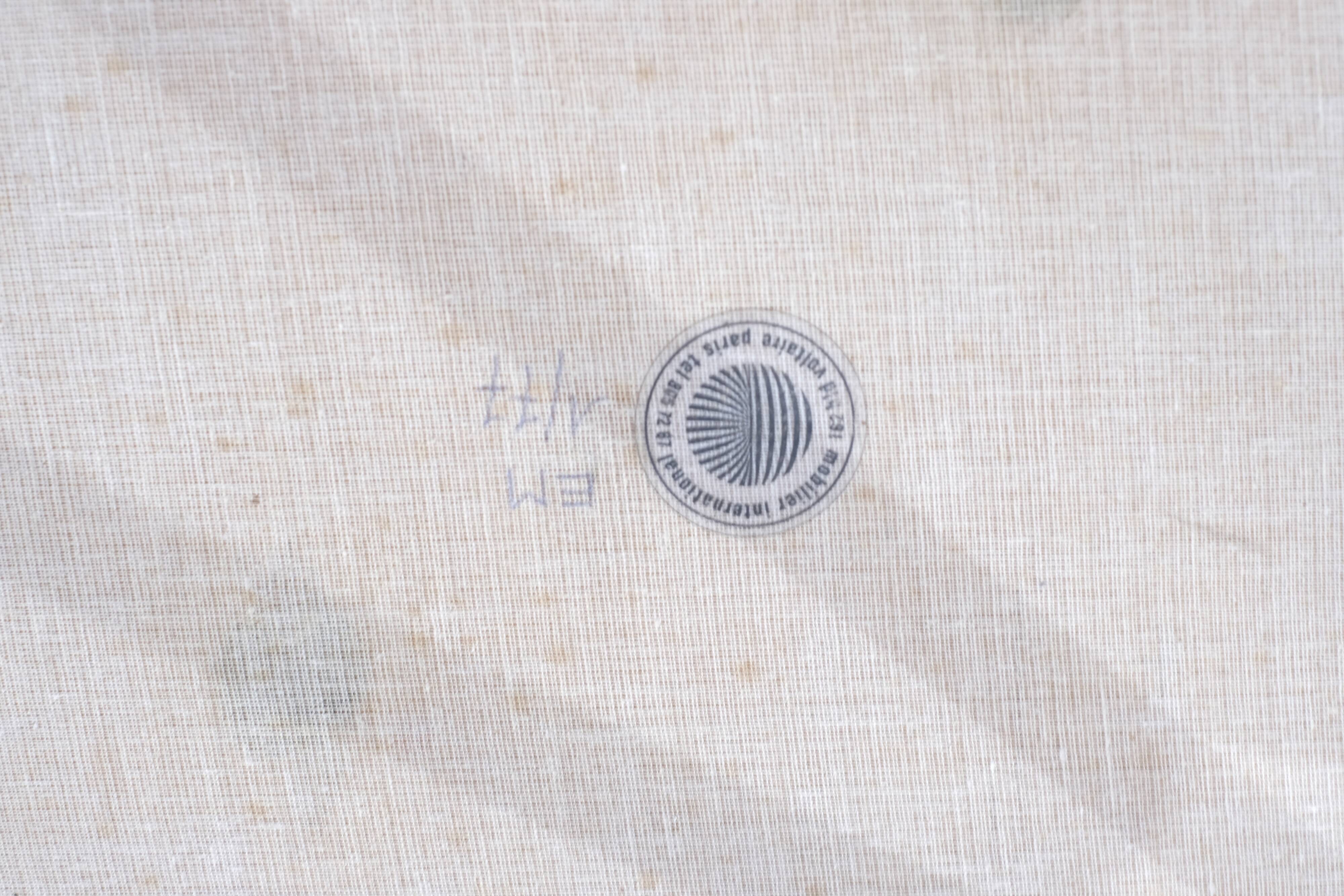 Tweed dining chair by Le Mobilier International, 1960s