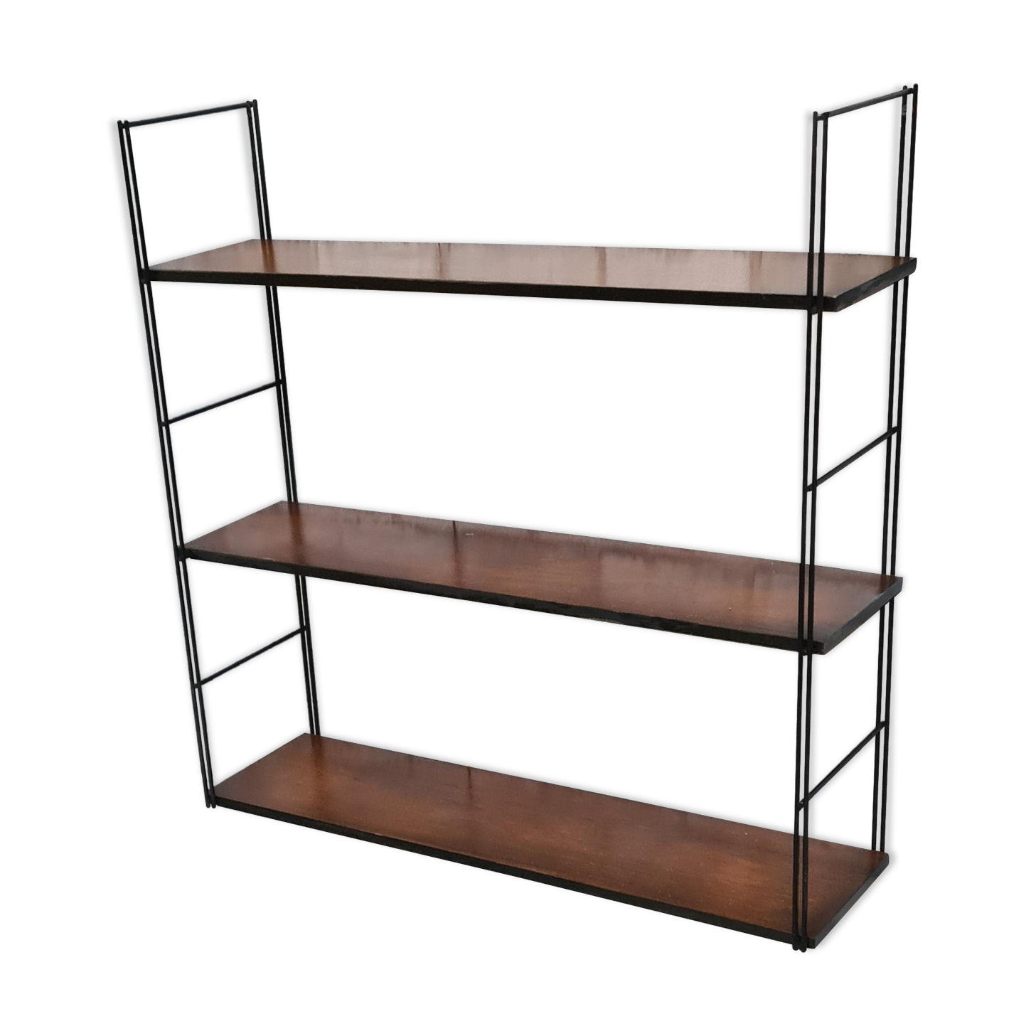 Floor 1960 string wood rising black smooth