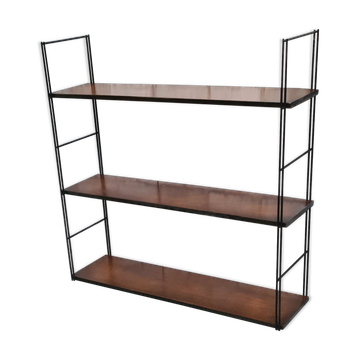 Floor 1960 string wood rising black smooth