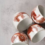 Set of 6 tea cups, JAPAN