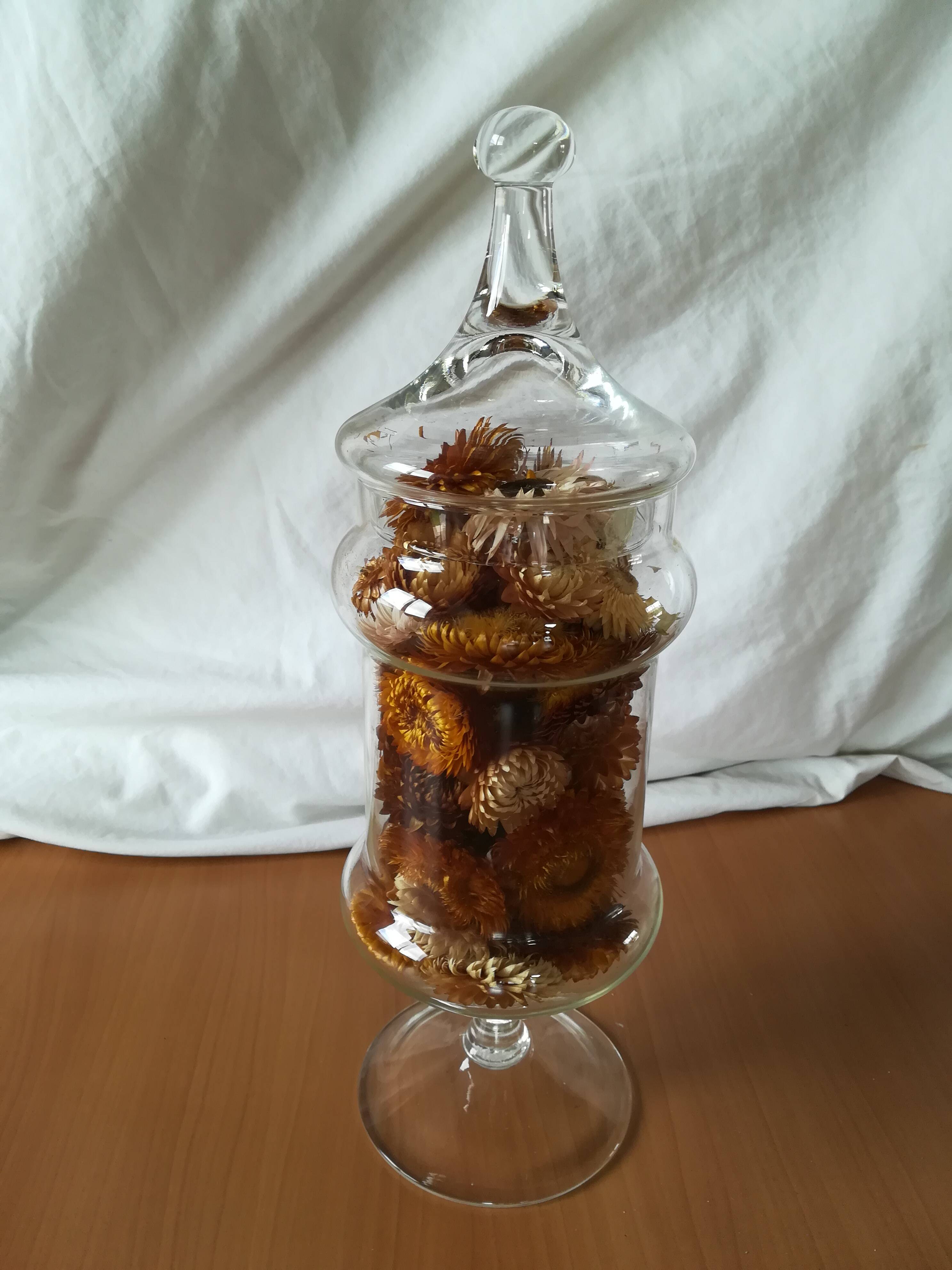 Apothecary jar Candy box on glass base