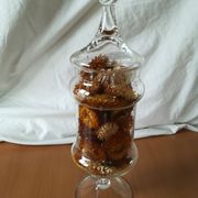 Apothecary jar Candy box on glass base