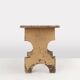Rustic Shaped Low Stool in Painted Wood, France ca. 1900