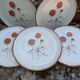 5 flat plates ADP Chardon decor from the 1970s