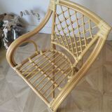 Rattan armchair