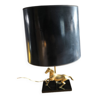 Lampe de bureau cheval 1960 ancienne