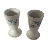 Two porcelain mazagrans