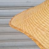 Vintage wicker flower pendant