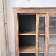 XXL industrial sideboard with glass doors