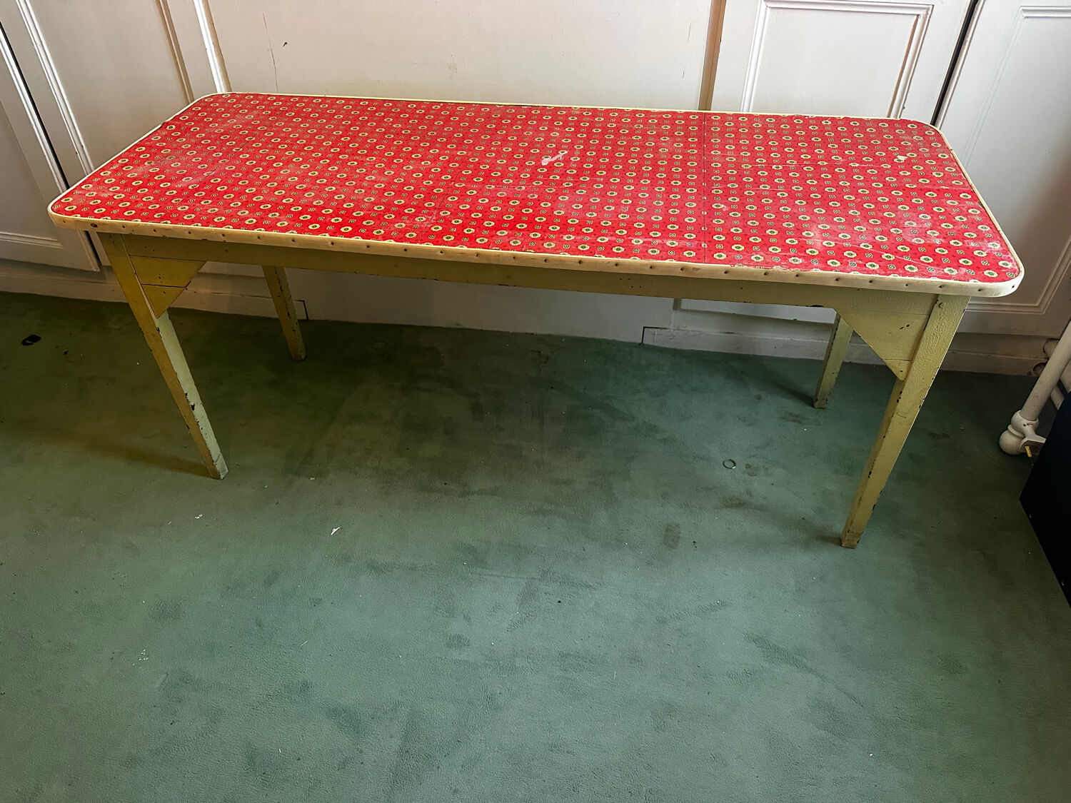 Dining table 160 cm / 62 cm from the 1940s/1950s