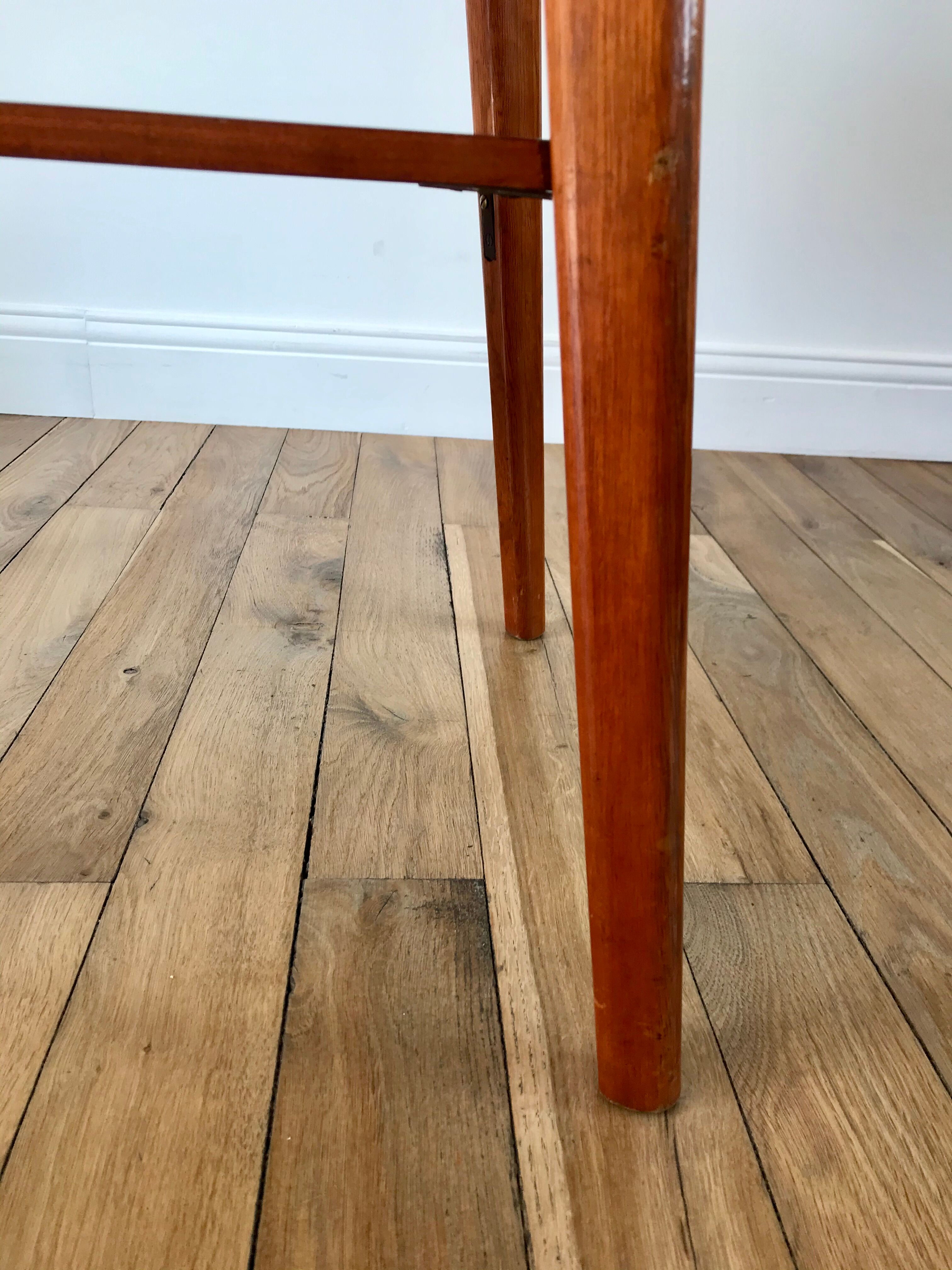 Table console in beech wood 50s