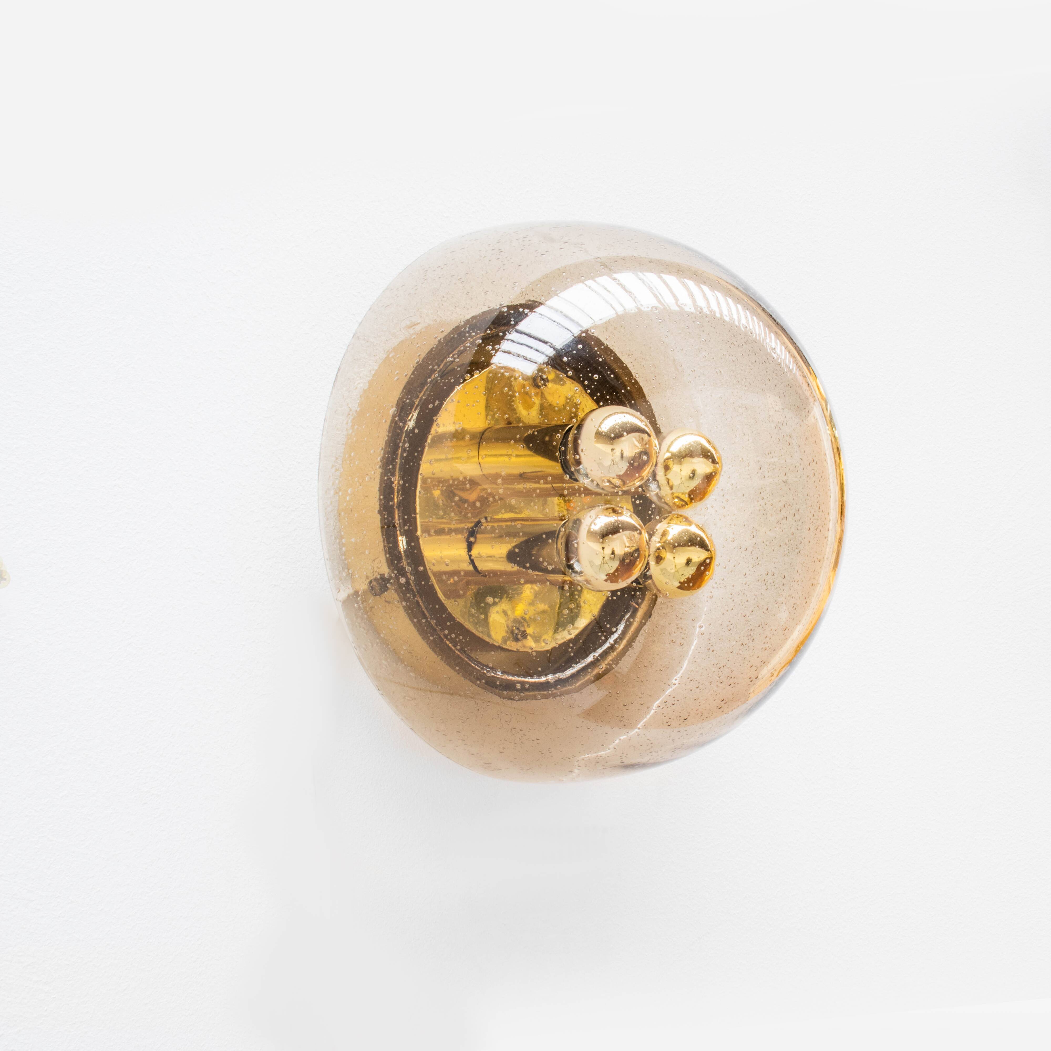 Wall Sconce by Glashütte Limburg