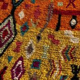 Modern Boujad Moroccan Berber rug in wool.