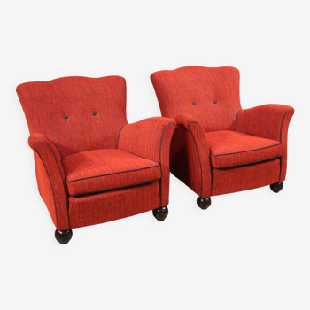 Pair of Italian design armchairs from the 70s