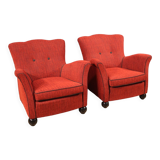 Pair of Italian design armchairs from the 70s