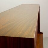 Louis van Teeffelen Vintage Design Teak Wooden High Sideboard for Webe 60s