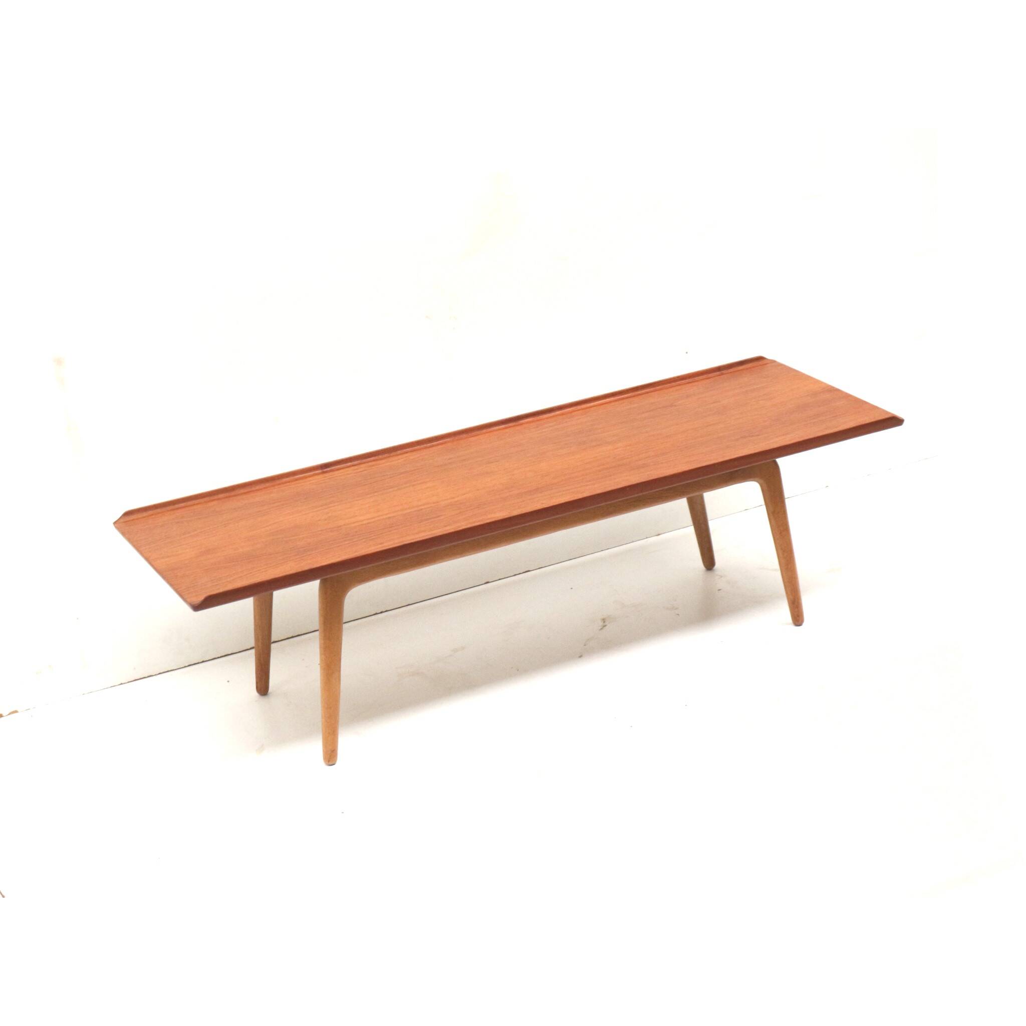 Large vintage coffee table by Arnold Madsen & Henry Schubell for Bovenkamp