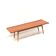 Large vintage coffee table by Arnold Madsen & Henry Schubell for Bovenkamp