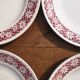 Antique dessert plates x4