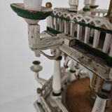 19th century handmade Christmas pyramid – rare and beautiful German folk art piece