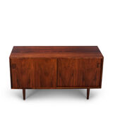 Mid-century rosewood sideboard with sliding doors from DR Mobler, 1960s