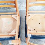 Set de 4 chaises scandinave vintage