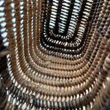 Asian rattan basket with lid 23×18 cm