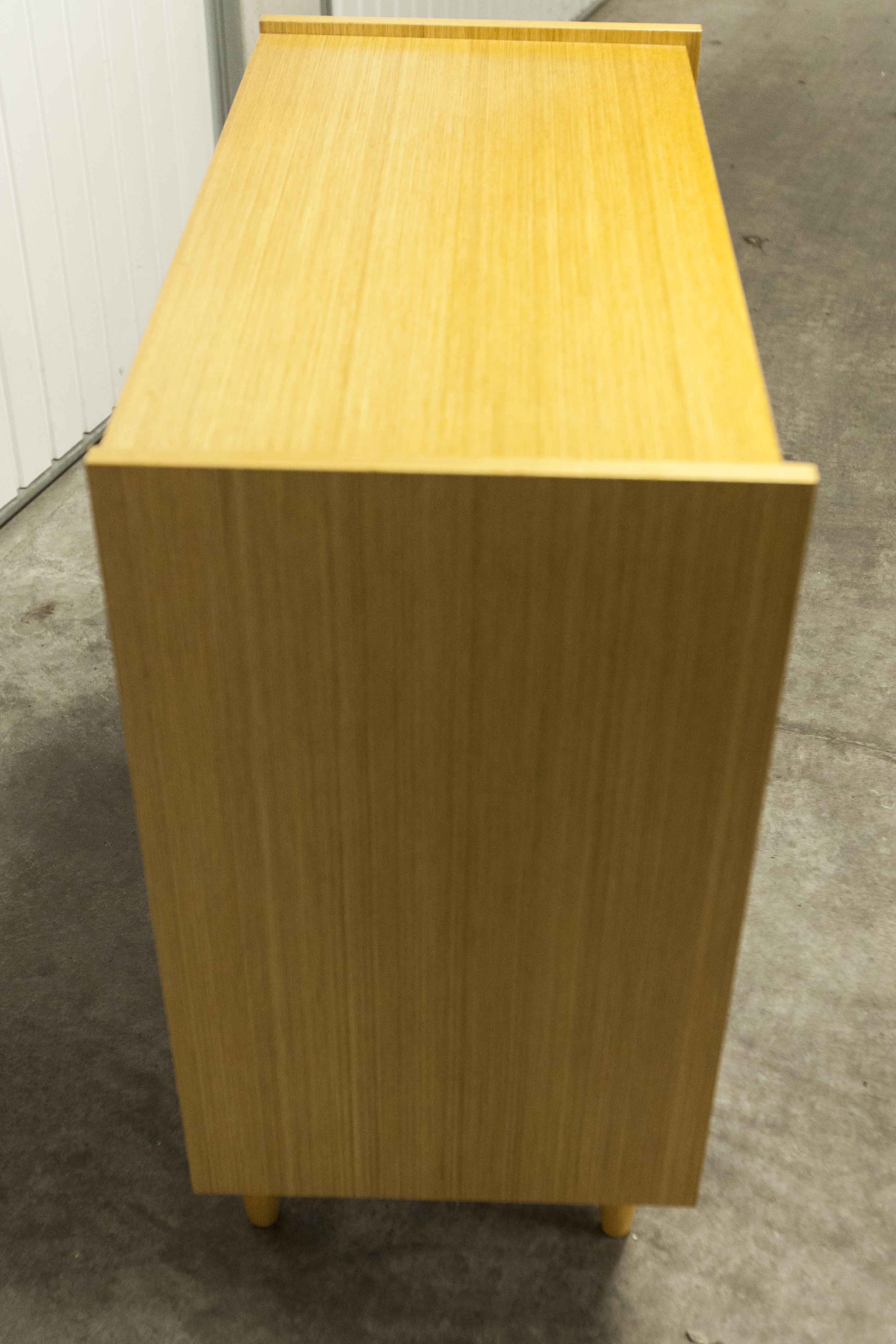Commode scandinave  4 tiroirs 1990 couleur miel