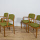 Chaises de salle à manger en chêne du milieu du siècle Modèle J62 par Poul M. Volther pour FDB Mobler, Danemark, années 1960, Ensemble de 4