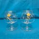 2 Napoleon baccarat glasses, original box