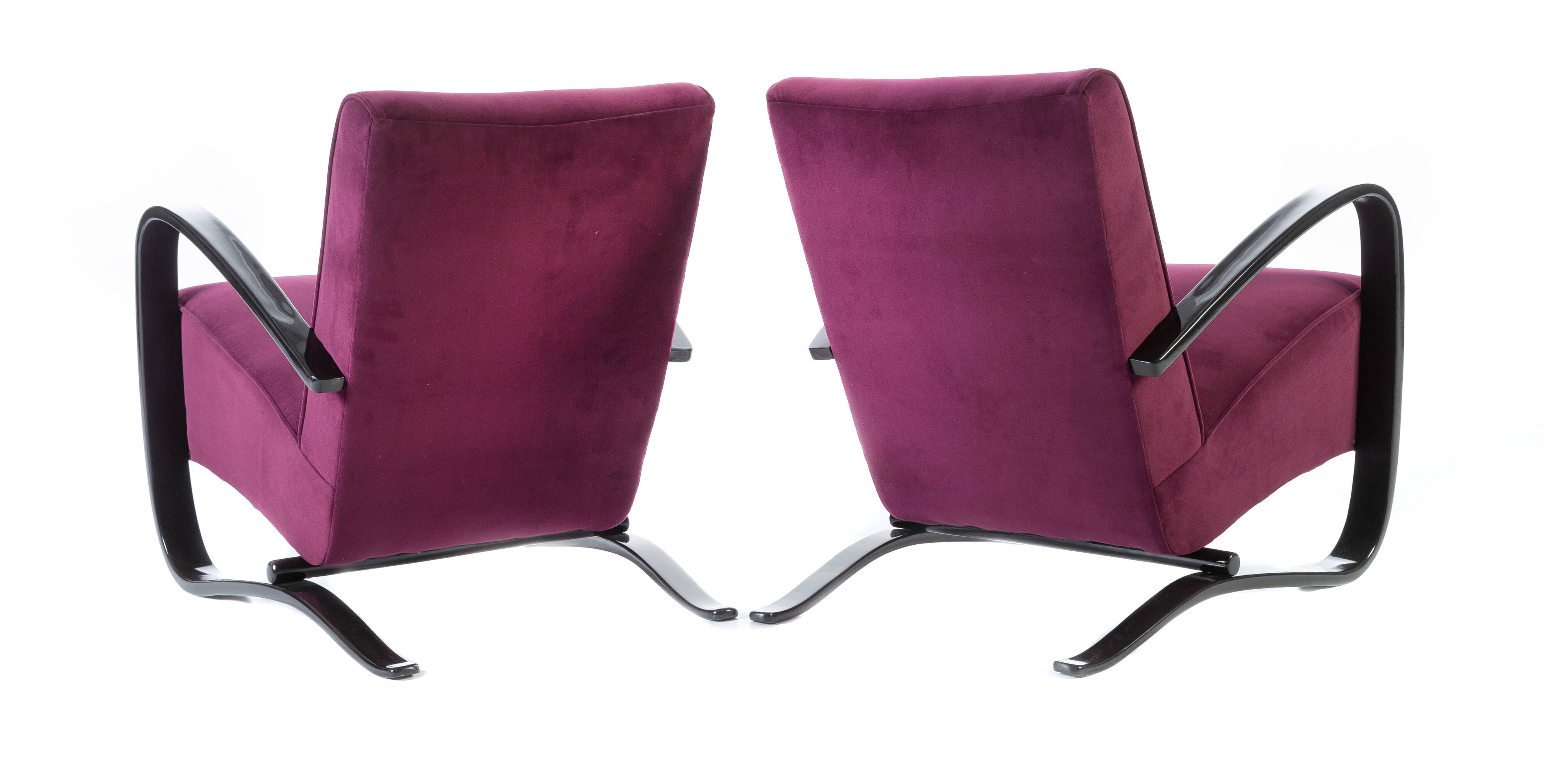 H-269 Halabala Airmchairs