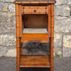 Bedside table wood imitation bamboo, bedside table, side table, interior decoration