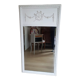 Patinated trumeau mirror Louis XVI style
