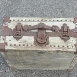 Former 1930 travel trunk neverbreak box riveted