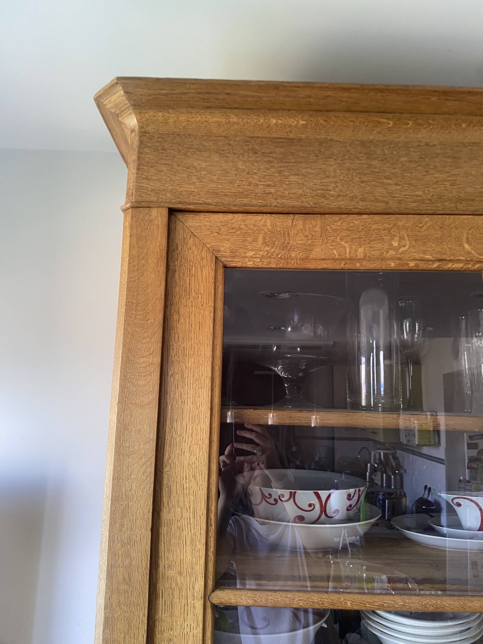 Buffet two bodies in solid oak