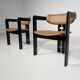 Set of two chairs by Augusto Savini, 1960s.