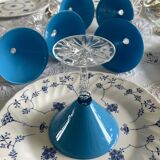 6 verres à cocktails en cristal