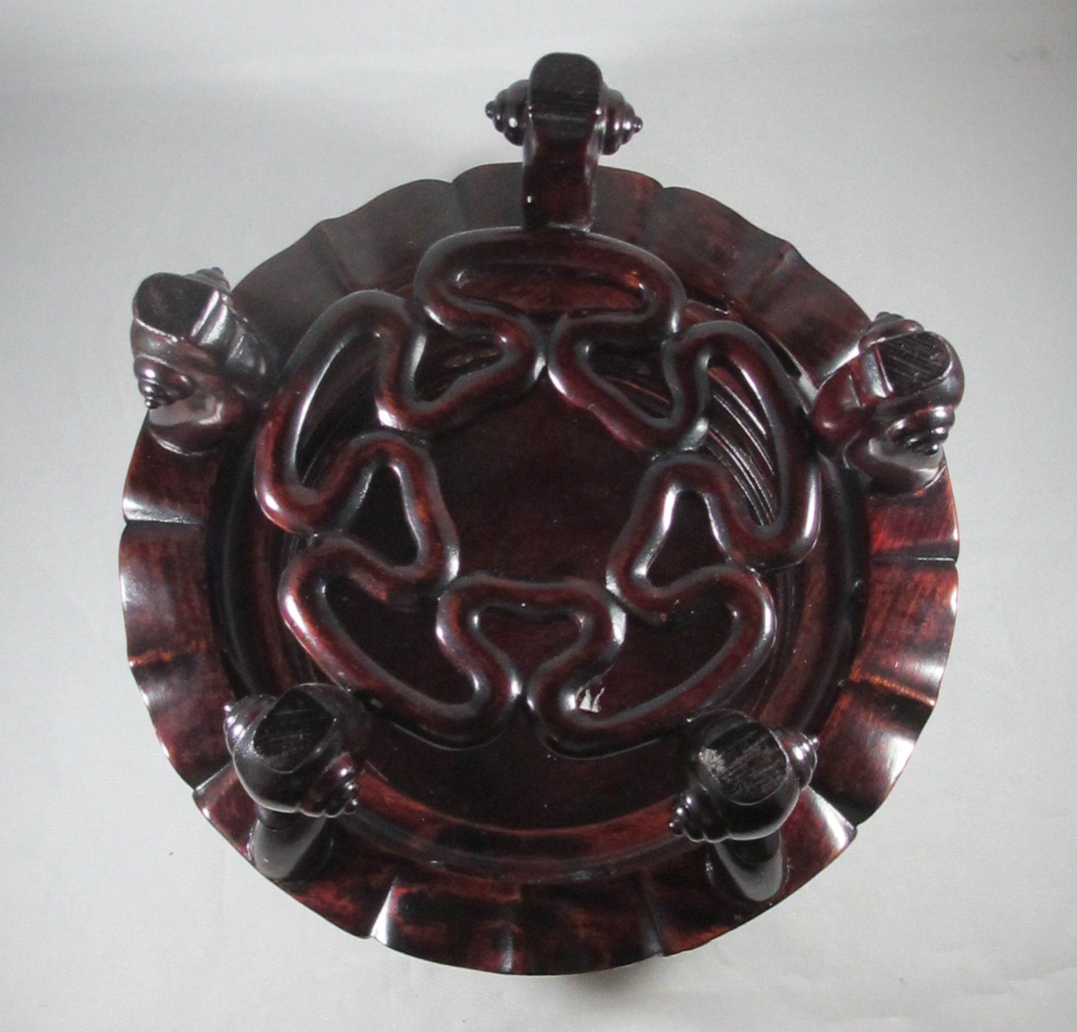 Wooden base for vase China, Japan