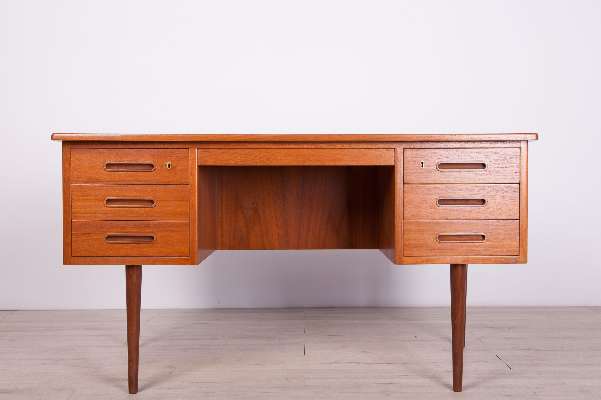 Mid-Century Danish Teak Desk, 1960s