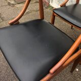 Lot 6 Scandinavian Teak chairs by Johannes Andersen Samcom Circa 1960