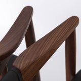2 chaises vintage de Thomas Harlev, modèle 213, danois, pour Farstrup, teck, années 1960.
