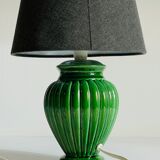 Green ceramic lamp 90s