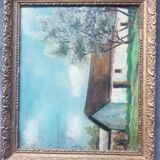Tableau acrylique Paysager