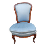 Ancienne petite chauffeuse en merisier
