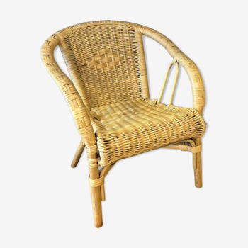 Rattan children's chair